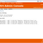 Ecran d'administration Brest-Wireless